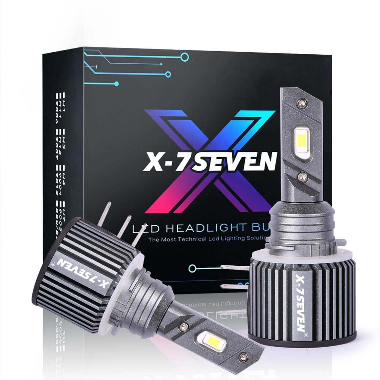 2x H15 LED Headlight Bulbs Low Beam Conversion Kit Cool White 6000K Lamps